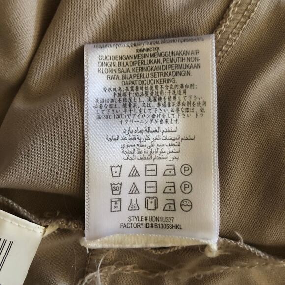 BCBGMAXAZRIA Amma Peplum Top V-neck Sleeveless Stretch Blouse Women's XXS - Picture 10 of 10